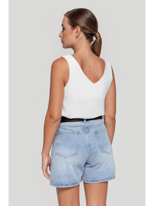 top blanco tirantes anchos