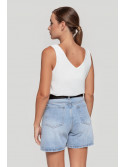 top blanco tirantes anchos