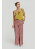 Pantalon fluido estampado