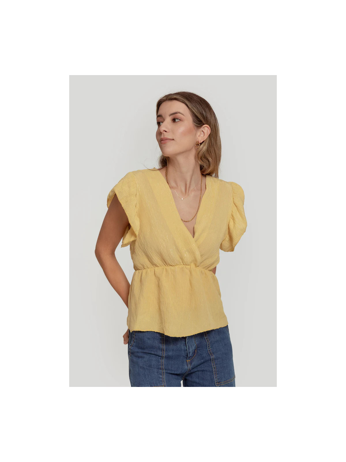 Blusa con brillo