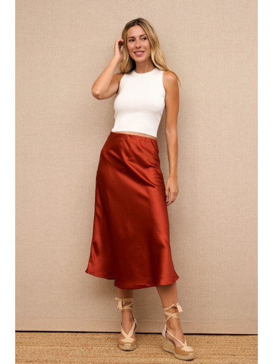 Falda midi