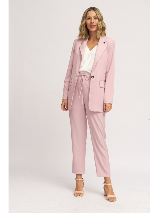 Blazer fluida rosa