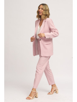 Blazer fluida rosa