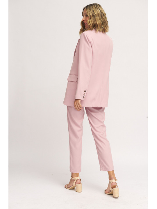 Blazer fluida rosa