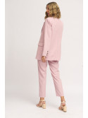 Blazer fluida rosa
