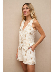 conjunto beige