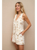 conjunto beige