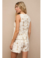 conjunto beige