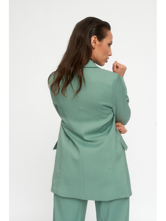 blazer fluida verde