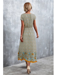 Vestido midi estampado