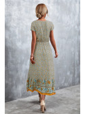 Vestido midi estampado