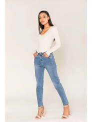 Jeans mom azul oscuro