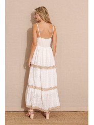 Vestido largo blanco