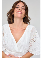 Vestido blanco corto
