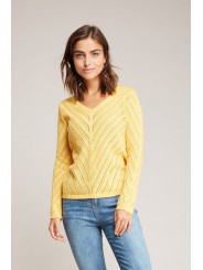 Jersey calado amarillo