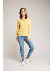 Jersey calado amarillo