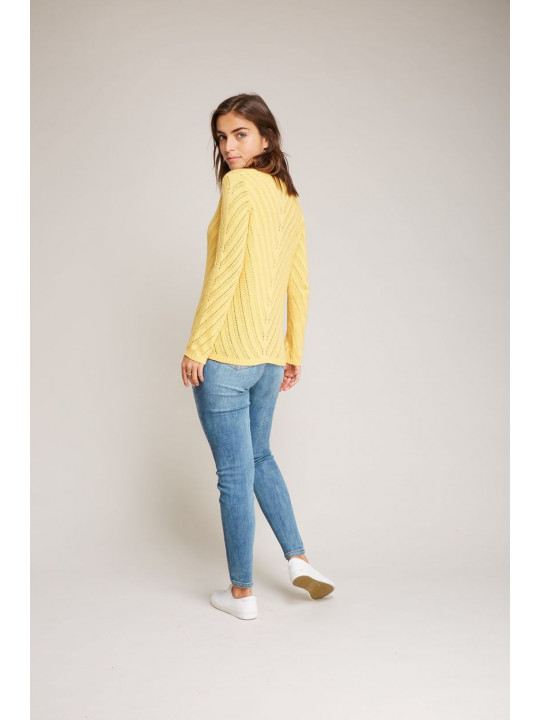 Jersey calado amarillo