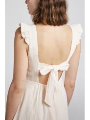 vestido corto algodón