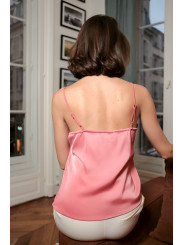 Top de tirantes rosa