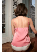 Top de tirantes rosa