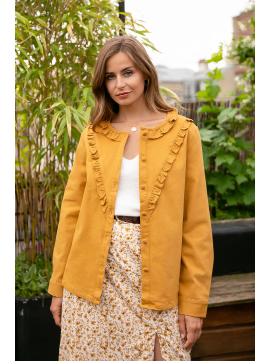 Chaqueta mostaza