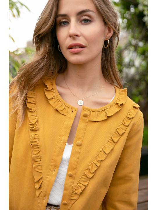 Chaqueta mostaza