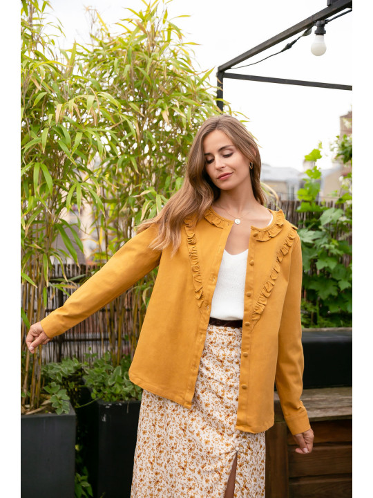 Chaqueta mostaza