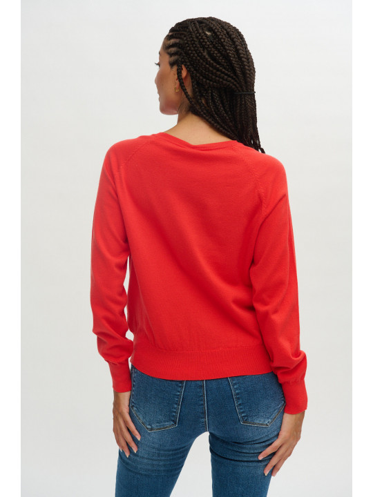 Jersey básico rojo