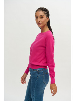 Jersey básico fucsia