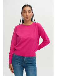 Jersey básico fucsia