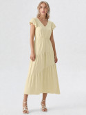Vestido midi amarillo