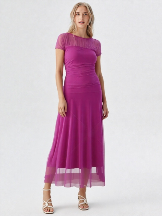 Vestido largo buganvilla