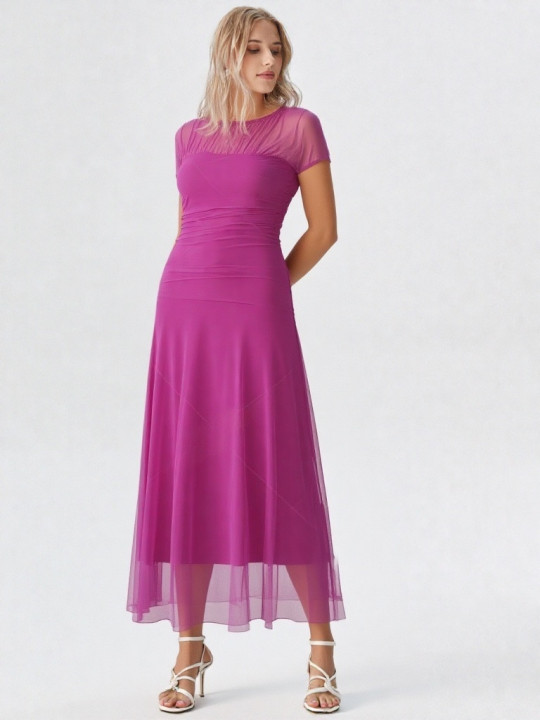 Vestido largo buganvilla