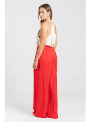 Pantalón fluido mezcla de lino