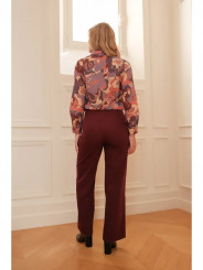 Pantalón liso talle alto