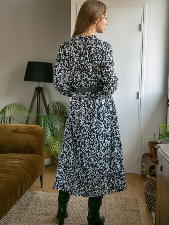 Vestido largo negro