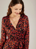 Vestido largo estampado