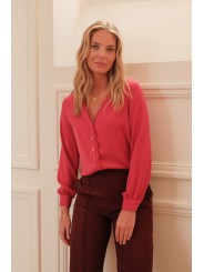 Blusa fucsia
