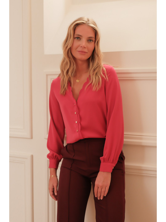 Blusa fucsia