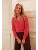 Blusa fucsia