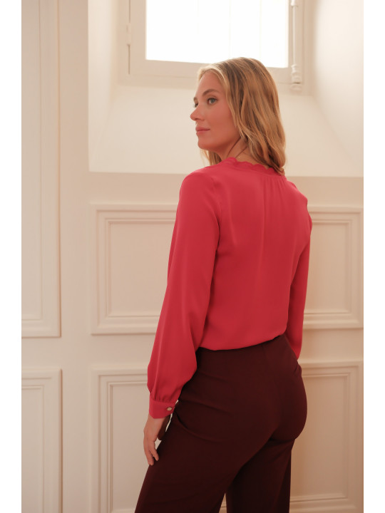 Blusa fucsia