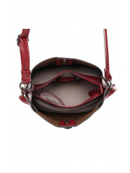 Bolso bandolera burdeos