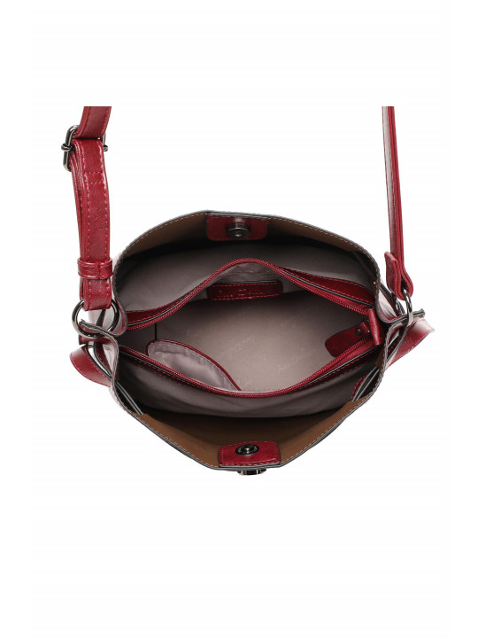 Bolso bandolera burdeos