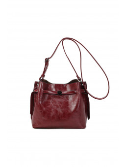 Bolso bandolera burdeos