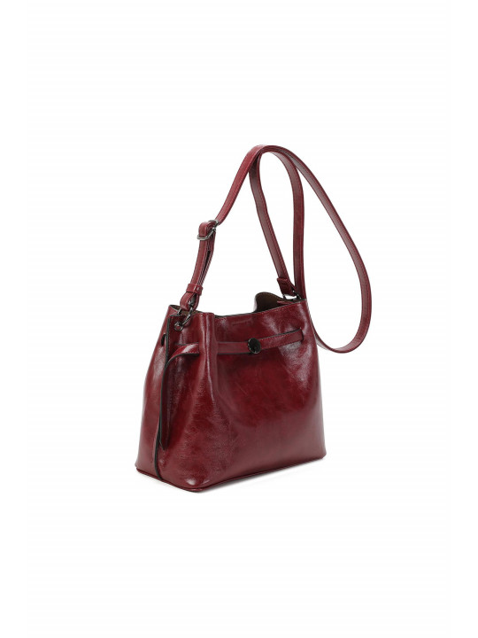 Bolso bandolera burdeos