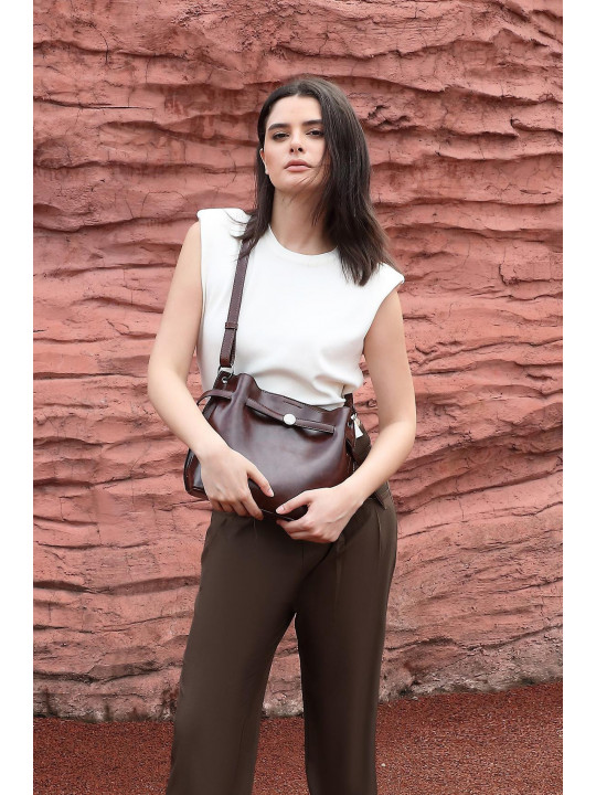 Bolso bandolera burdeos