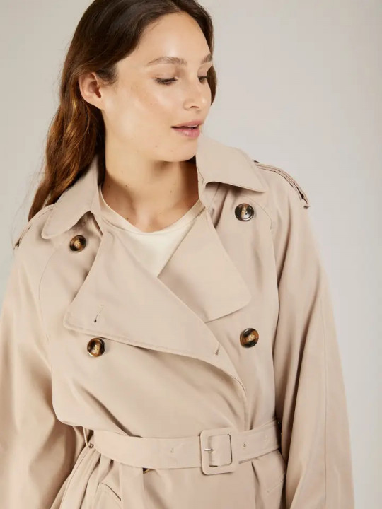 Gabardina beige