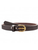 Cinturón marron oscuro