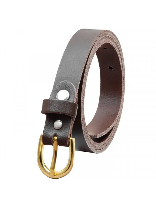 Cinturón marron oscuro