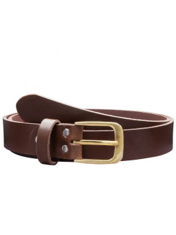 Cinturón cuadrado marrón oscuro